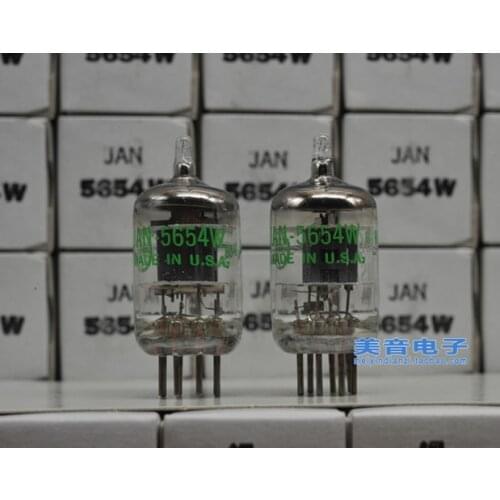 2PCS US GE 5654 Electronic Tube Valve Vacuum Tube For Replacement 6J1 6m 1 6AK5 EF95 Pairing Tube Amplifier