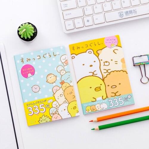335 pcs/pack Japanese Style Sumikko Gurashi Book Decorative Washi Stickers Scrapbooking Stick Label Diary Album Stickers