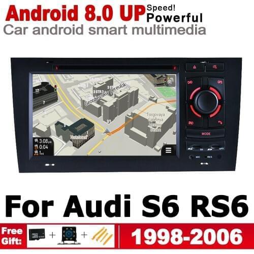 For Audi S6 RS6 4B 4F 1998~2006 MMI HD Touch Screen Car Radio DVD Player GPS WIFI BT Navigation Multimedia System