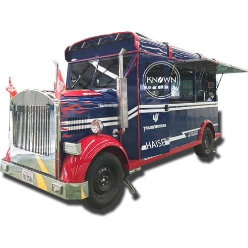 Free shipping 2020 top-rated 5m Transformers model Electric Outdoor Street Mobile Fast Food Cart For Sale