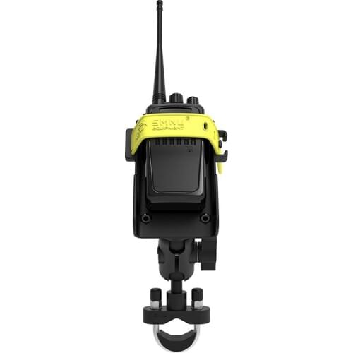 Heavy Duty Aluminum Alloy Walkie Talkie Mount Motorcycle Scooter Handlebar Holder for Radio