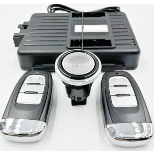 For Audi A3 year 2012-2018 add push button Start stop system and remote key start stop system Keyless entry system