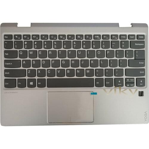 For Lenovo Ideapad YOGA 720-12IKB Palmrest no backlit Keyboard with Touchpad