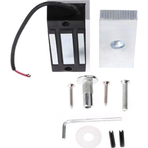 12V Mini Electronic Drawer Lock Electric Magnetic Cabinet Door Locks 60kg 130lbs