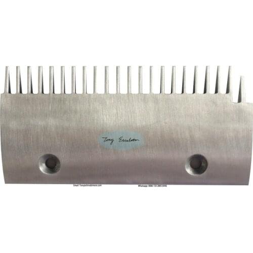 Escalator DSA2001616-A Comb ALuminium L203MM W98MM Hole Pitch 119MM Right 22Teeth