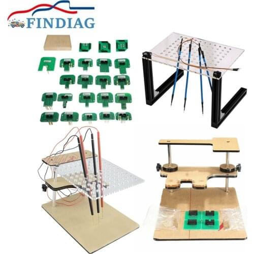 Hot Sale LED BDM Frame BDM Table for BDM100 BDM 22pcs Adapter Probe ECU Programmer FGTECH V54 ECU Chip Tuning Tool