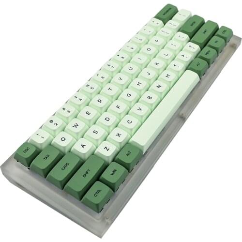 English Japanese Korean Russian Matcha Dye Sub ZDA PBT Keycap For Cherry MX Keyboard 104 87 61 68 Melody96 KBD75 ID80 GK64 SP84