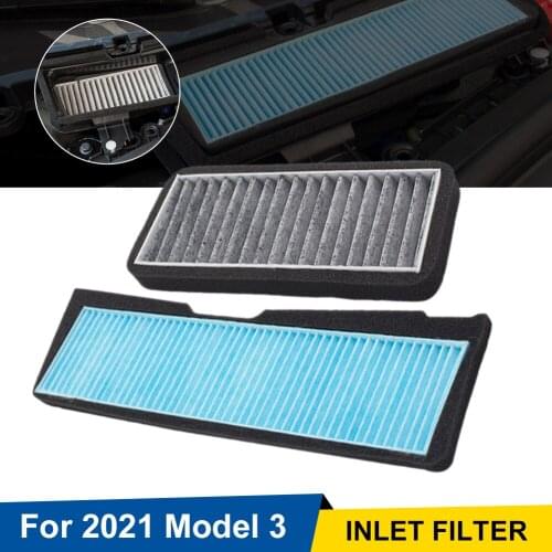 Car Air Flow Vent Cover Trim Auto For Tesla Model 3 Air Filter Accessories Anti-Blocking Model3 Intake Protection Three