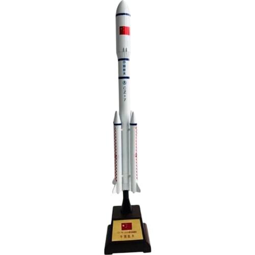 Diecast 1:200 Scale Rocket Model Chinese Long March 7 CZ-7 Rocket Launch Toy