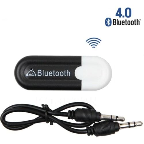 Mini USB Wireless Bluetooth 4.0 Music Audio Stereo Receiver Adapter Dongle Car Kit 3.5mm for Aux Car PC Phone