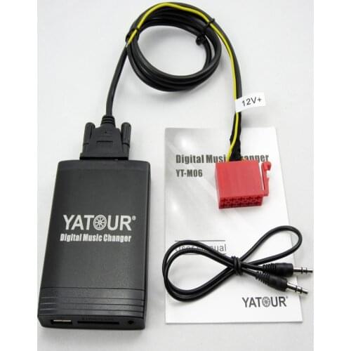NEW!!Yatour car audio Digital CD changer USB SD AUX Bluetooth for VW Gamma 4 Head Unit 10-Pin MP3 Player Golf MK3 Jetta Passat