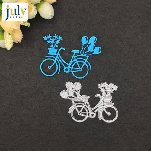 Julyarts Scrapbooking DIY Cut Knife Mold Carbon Steel Knife Mold Embossing Knife Template Balloon Bicycle Intellectual Growth
