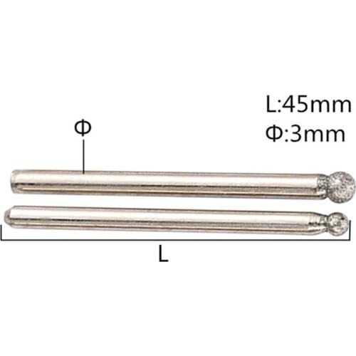 Rotary 20PCS Tool Rotary Bits Stone Glass Diamond Grinding Cutting Burr Bit