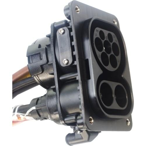 DC Charger Connector Inlet CCS Combo 2 EV Fast Socket With 1 Meter Cable