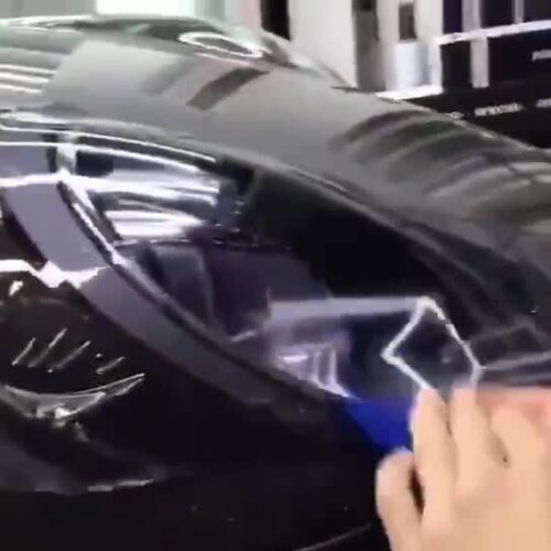 30cm 15M Special Light Black TPU PPF Car Headlight Protection Film