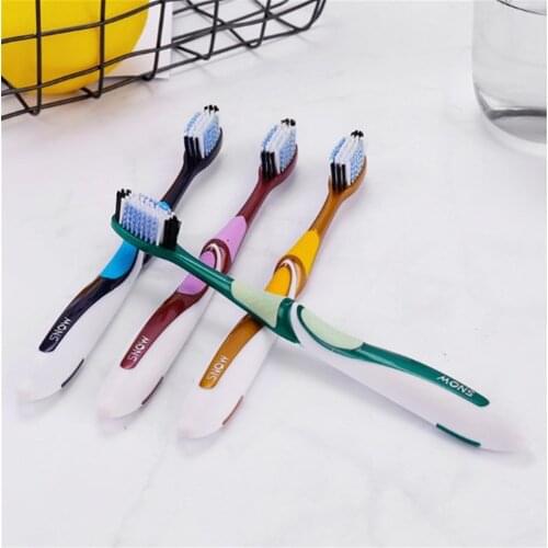 Oral Toothbrushes Pro Remove Oral Odor Smoke Blots Coffee Stains Neutral Soft Adult Tooth Brush Healthy Care Random Color Travel