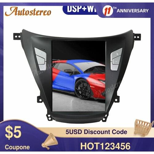 128G Android 9.0 PX6 For Hyundai Elantra 2014-2017 Car GPS Navigation Stereo Headunit Multimedia Player Auto Radio Tape Recorder