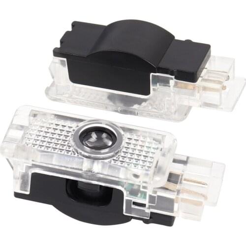 2X LED Car Door Shadow Logo Projector Light Accessories For Mercedes Benz W203 C Class 2007 W240 SLK R171 CLK W209 SLR R199 AMG