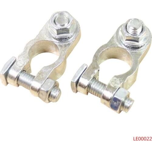 2PCS/Lot Zinc Alloy Car Battery Cable Terminal Jump Starter Connector Holder Post Clamp Connectors Clips