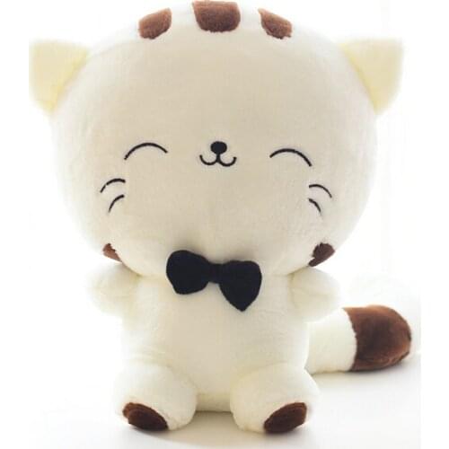 20CM Cute Kawaii Cat with Bow Gift Stuffed Soft Doll Cushion Sofa Pillow Plush Doll Toy