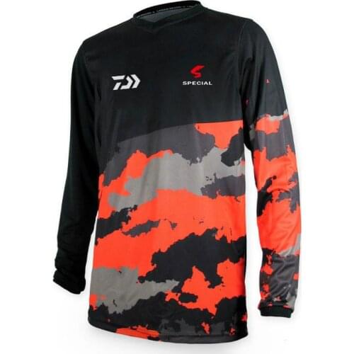 2021 DAIWA CoolMax Fishing Clothing Coat Summer Fishing Shirt Long Sleeve Sunscreen Anti-uv Breathable Size XS-5XL Drop Shipping