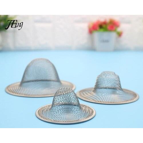 3pcs Kitchen Food Rice Sink Stopper Stainless Steel Mesh Sink Strainer Drain Sink Filter Bathtub Hair Colander Strainer