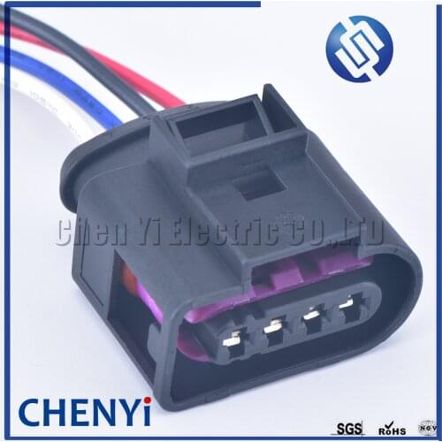 4 Pin 3.5 series Female Automotive Waterproof Electrical Wiring Connector 4D0 971 994 4D0971994 for AUDI VW Skoda VAG with wires