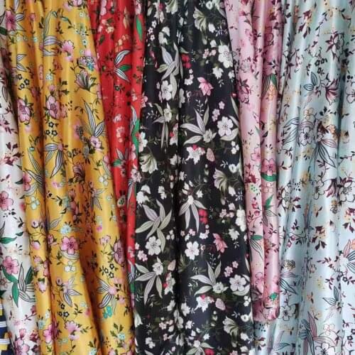 Satin 2021 Flower Material Doll Tissue Craft Glossy Polyester Charmeuse Fabric