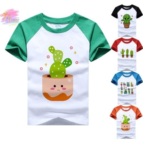 Childrens Printed T-shirt Girls Fashion Short Sleeve Top Girls Summer T-shirts Girls Versatile T-shirts Boys And Girls Cute Tee