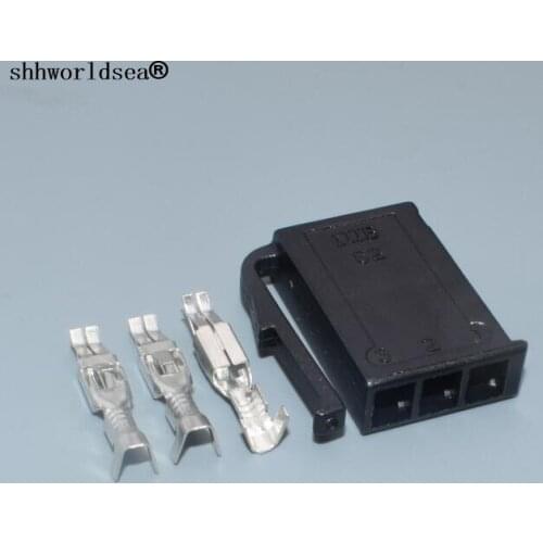Worldgolden 3pin 2.8mm for VW auto plastic housing electric plug 191 906 231B 2.8mm wiring harness cable connector 191906231B