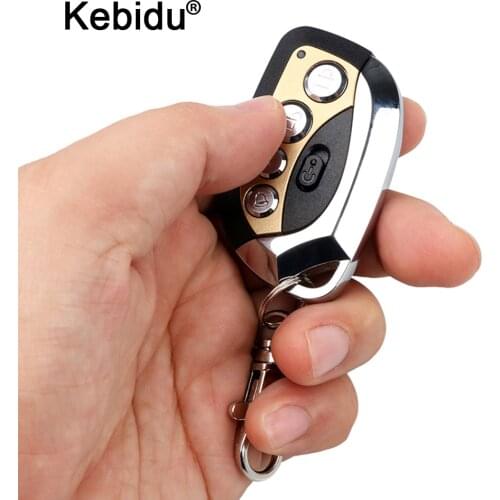 Kebidu 433MHz Duplicator Adjustable for Gate Garage Door Remote Controller Keychain Wireless RF Remote Control