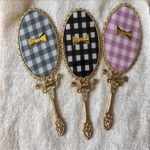 Girls heart desk opposite portable folding vanity mirror gift mirror