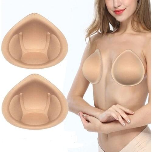 1 Pair Realistic Strap Sponge Breast Forms Fake Boobs Drag Queen Enhancer Bra Padding Inserts For Swimsuits Crossdresser Cosplay