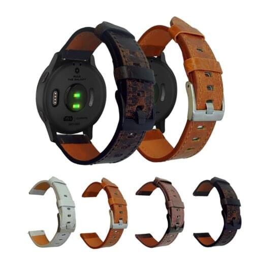 Watch Band 22mm Genuine Leather Strap For Huawei GT 2 GT2 Pro Watch Strap Replacements Honor Magic 1 2 46mm Watch Mens Strap