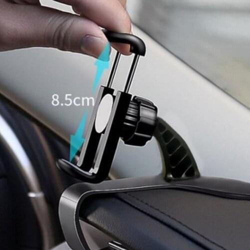 Full-Angle Rotated Cell Phone GPS Holder Car Stand Phone Clip Mount Holder Mount Phone Holder with Full-Angle Rotation D7YA