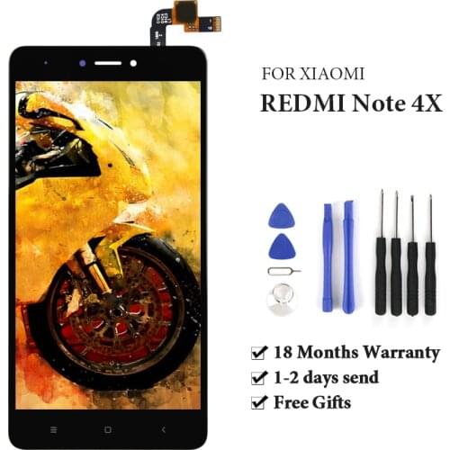 For Redmi Note 4X 5.5'' Display LCD Display Touch Screen With Frame Global Version Digitizer Assembly Phone Replacement