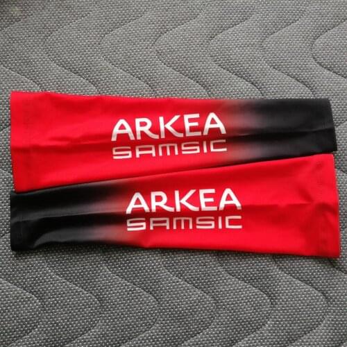 2020 Pro Team Aekea Samsic Cycling Armwarmers! Cycling Armsleeves Quick-dry Cycling Sleeves Arm Sunscreen Protector Cuff