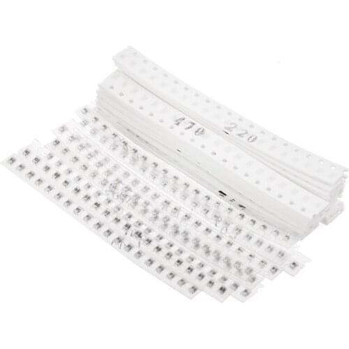720Pcs SMD Capacitors 0805 Assortment Kit 36 Values 1PF~10UF(106) 0805 SMD Capacitors Electronic Components Supplies