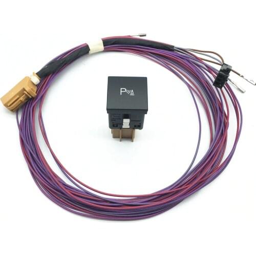 Car Parking Assistant PDC Switch Button OPS Automatic Radar Switch Cable Wiring Harness For Jetta GOLF 6 MK6 16D927122 1TD927122
