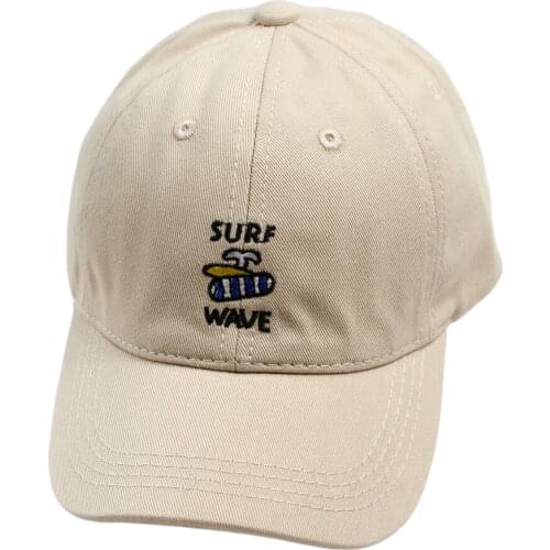 2-8years Kids Baseball Cap Child Emboridery Letters Hats Beige Black Purple Orange Girls Boys Cotton Cap Summer Autumn