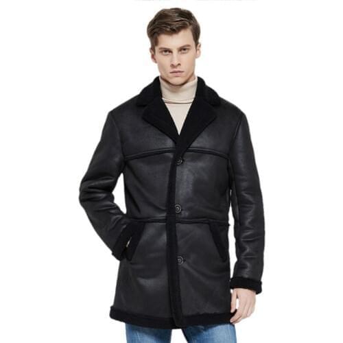 HuaYiHuaFu Men's Suede Jackets