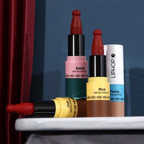 Fashion Custom Lipstick Makeup Professional Women Waterproof Nude Matte Velvet Glossy Lip Gloss Lip Balm Sexy Red Lip Tint Gift