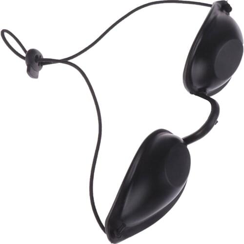 1PCS Soft Sunbathing Eyewear Tanning Goggles Beach Adjustable UV Skin Tanning Eye Protection UV Shield Glasses Black