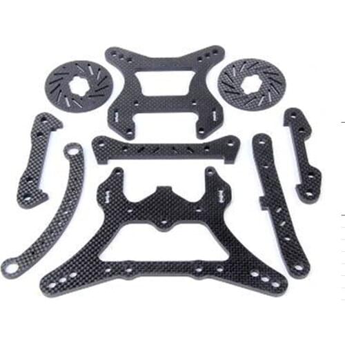 Carbon fiber set for 1/5 LOSI 5IVE-T 5T Rovan LT RC CAR parts