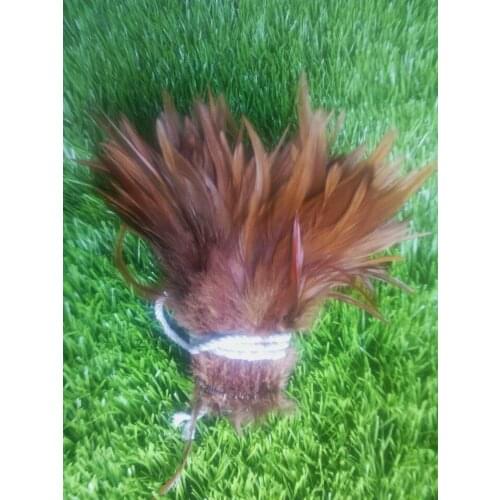 New! Coffee 50 pc quality pheasant feather, 4-6 "/ 10-15cm DIY decoration accessories, weddings, family