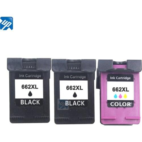 UP brand 3 replacement for HP 662 662xl Ink Cartridge For HP Deskjet 1015 1018 1518 2645 3545 2648 2515 2548 3548 4518 2648