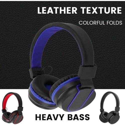 Pohiks 3.5mm Wired Headphone Gaming Headset Internet Bar Heavy Bass Sound Stereo Telescopic Headband Earphone Accessories