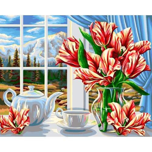 Русская живопись МП Paint By Number 40 50