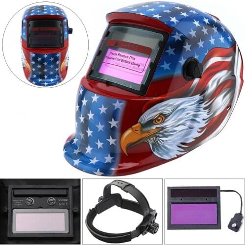 Eagle & Star Adjust Solar Auto Darkening TIG MIG Grinding Welding Helmets / Face Mask / Electric Welding Mask / Weld Cap