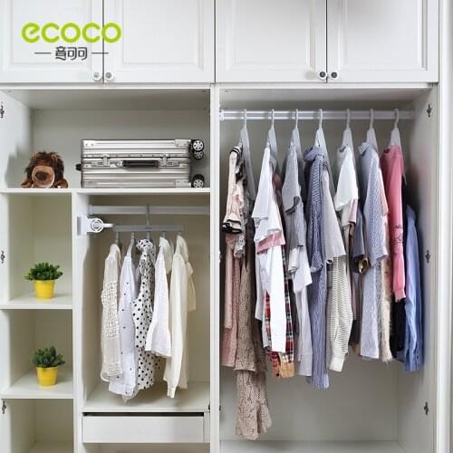 ECOCO 5-in-1 Portable Multi-function Clothes Hangers Clothes Rack Hangers Clothing Organizer Wardrobe Bedroom Hanger